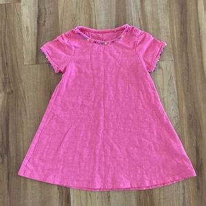 Mini Boden - Pink Pom Pom Dress